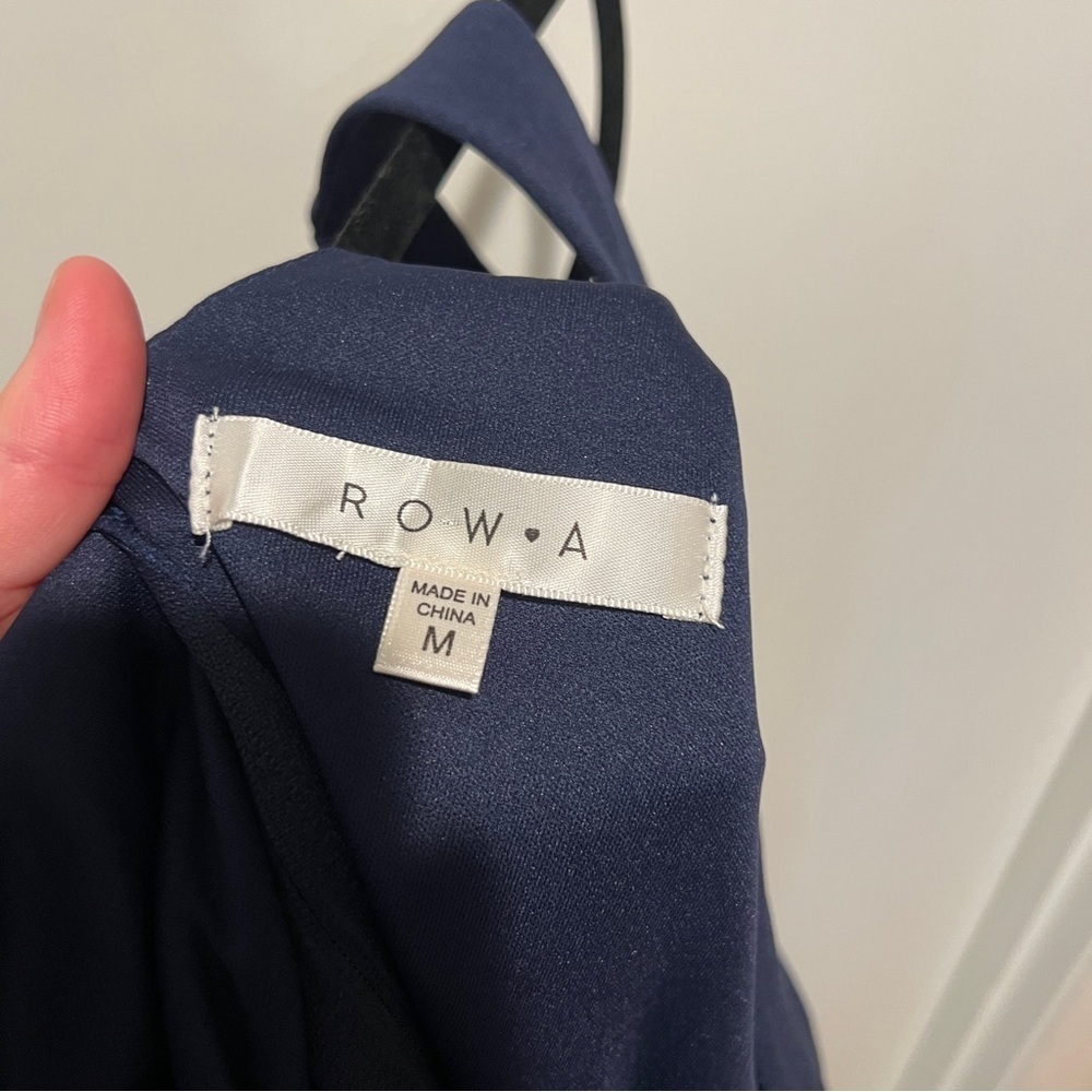 ROW A Navy Blue Jumpsuit - Picture 3 of 6